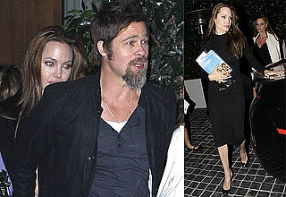 Photos of Brad Pitt and Angelina Jolie Out to Dinner in LA