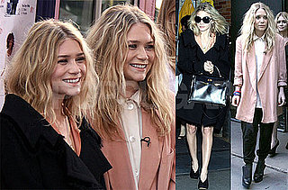 Photos of Mary-Kate And Ashley Olsen Promoting Olsenboye on Good Morning America