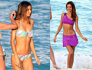 Photos of Miranda Kerr at a Victoria's Secret Photoshoot