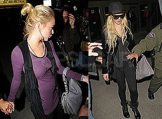 Photos of Lindsay Lohan Partying in LA After Arriving From Morocco