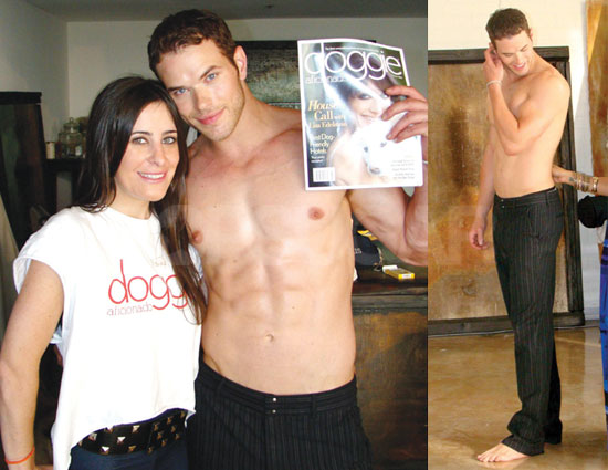 Photos of Kellan and Dog