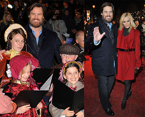 Photos of Jim Carrey and Jenny McCarthy at the UK Premiere of A Christmas Carol