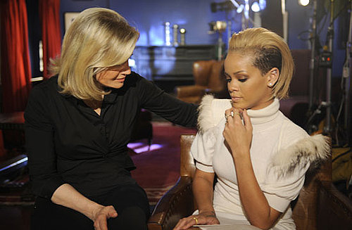 Photo of Rihanna With Diane Sawyer For Good Morning America Interview