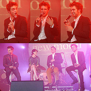 Photos of Robert Pattinson, Kristen Stewart, Taylor Lautner And Chris Weitz Promoting New Moon in London 2009-11-11 14:00:11