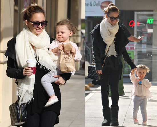 Photos of Nicole Richie and Harlow Madden in LA