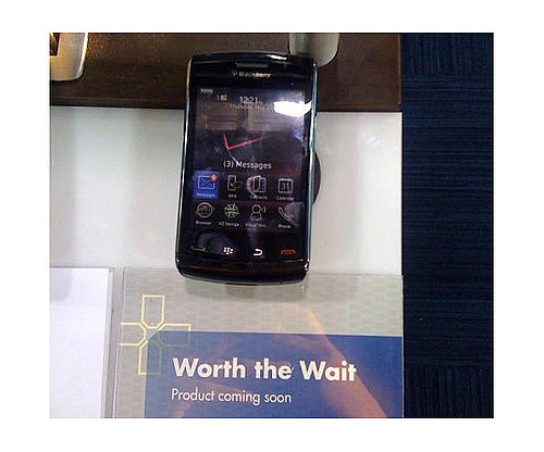 The BlackBerry Storm Appears in Best Buy Stores The BlackBerry Storm Appears in Best Buy Stores