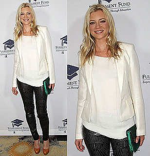 Amy Smart Attends the Fulfillment Fund's Annual STARS 2009 Benefit Gala Wearing Stella McCartney Leather Leggings