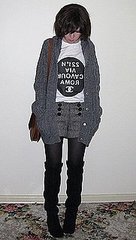 Look of the Day: Cable Knit Cutie Look of the Day: Cable Knit Cutie