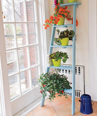 Woman's Day shows you how to make an indoor plant stand. Woman's Day shows you how to make an indoor plant stand.