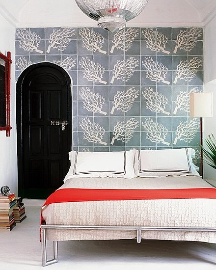 To wake up a bedroom, one warm color, such as this saffron blanket draped across the foot of the bed, can add a nice morning wake-up call to an incredibly soothing bedroom. The design on this gray wall also plays with the feel of the space.
Source
To wake up a bedroom, one warm color, such as this saffron blanket draped across the foot of the bed, can add a nice morning wake-up call to an incredibly soothing bedroom. The design on this gray wall also plays with the feel of the space.
Source