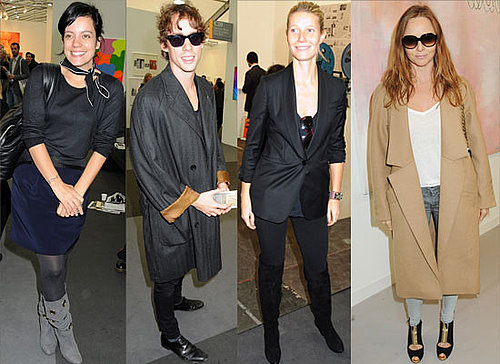 Gallery of Photos of Gwyneth Paltrow and Lily Allen Without Make Up on At Frieze Art Fair,