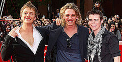 Photos of Jamie Campbell Bower, Charlie Bewley and Cameron Bright at Rome Film Festival 2009 For Twilight Movie New Moon