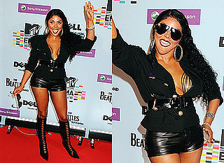 Photos of Lil Kim Arriving at the MTV EMA Awards 2009