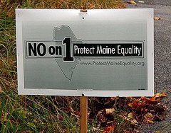 Front Page: Maine Voters Reject Gay Marriage