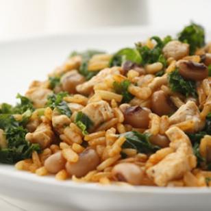 Fast & Easy Recipe For Black-Eyed Peas With Pork and Greens