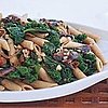 Recipe For Whole Wheat Pasta With Mushrooms and Kale
