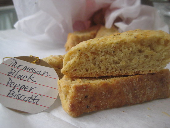 Parmesan Black Pepper Biscotti