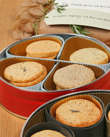 Blue Cheese-Pecan Icebox Crackers Blue Cheese-Pecan Icebox Crackers