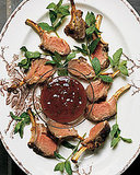 Dijon Lamb Chop Recipe With Red Currant Mint Dipping Sauce
