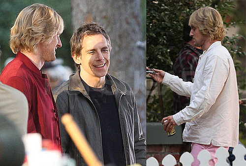 Photos of Owen Wilson and Ben Stiller on the Set of Little Fockers