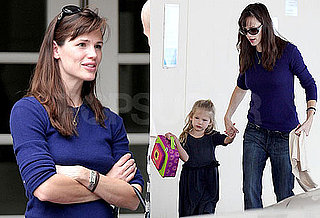 Jennifer Garner Drops Violet Affleck Off At School in LA Then Goes to Breakfast With a Friend