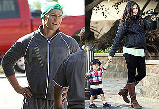 Photos of Matthew McConaughey, Pregnant Camila Alves, and Levi McConaughey in LA