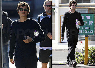 Photos of Orlando Bloom Walking in LA After a Workout