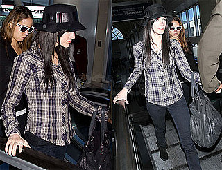 Photos of Ashlee Simpson at the Airport