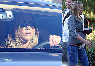 Photos of Jennifer Aniston Driving Her Bentley Around LA