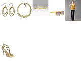 Great yellow golden outfit