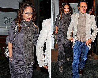 Photos of Jennifer Lopez And Marc Anthony Leaving Dinner in LA