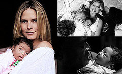 First Photos of Heidi Klum and Seal's Baby Lou 2009-11-29 11:36:51