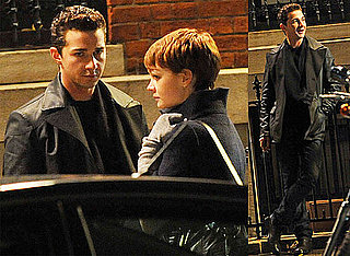 Photos of Shia LaBeouf and Carey Mulligan Filming on the Set of Money Never Sleeps in NYC 2009-11-24 02:00:00