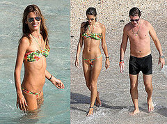 Alessandra Ambrosio Bikini Photos at a Shoot in St. Bart's