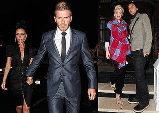 Photos of the Beckhams and the Rossdales At Harpers Dinner in London