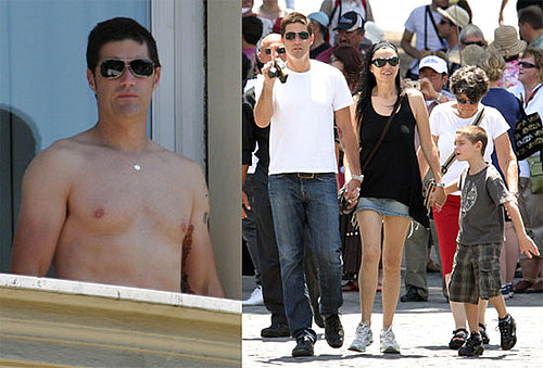 Shirtless Photos of Matthew Fox on Vacation With His Family in Rome