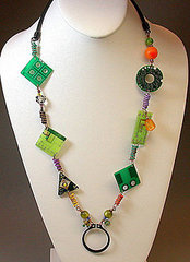 Colorful Circuit Board  Eyeglasses/ID Holder Is Absolutely Divine