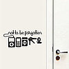 Vinyl Wall Decals Remind You of What You Forgot Before Leaving