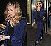 Photo of Kate Hudson Wearing Blue Suit in NYC 2009-11-17 11:00:22