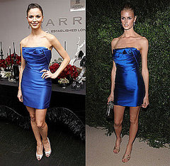 Marchesa Designer Georgina Chapman and Jacquetta Wheeler Wear Same Blue Marchesa Dress 2009-11-17 15:00:22