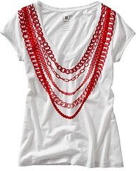 Photo of Stella McCartney For Gap (Product) RED Chain Tee 2009-12-01 04:00:22