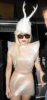 Lady Gaga Wears Deer Antlers