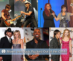 Famous Moms and Dads Hit the Red Carpet at the CMA Awards
