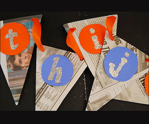 Glittery Banner of Thanks Glittery Banner of Thanks