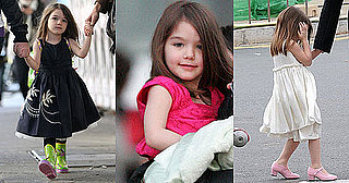 Suri Cruise Goes Sleeveless and Sweaterless in Cold Weather
