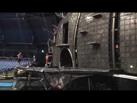 Trampoline Tricks From Cirque du Soleil