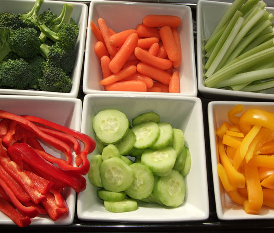 Stick to Veggies For Appetizers