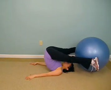 Ab Exercise With Exercise Ball