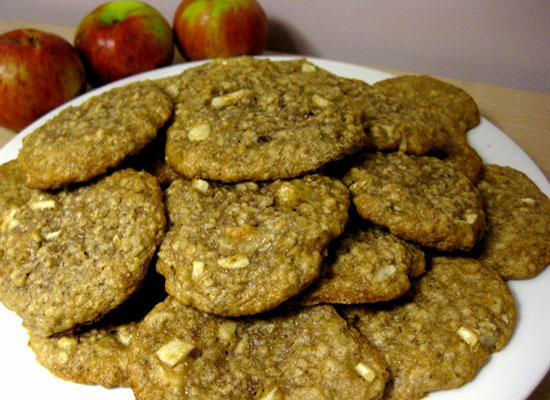 Apple Oatmeal Flax Cookies Apple Oatmeal Flax Cookies