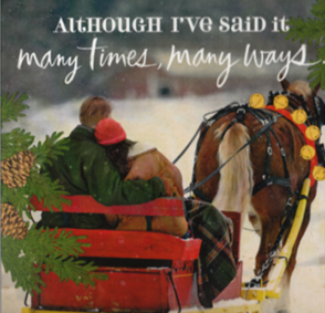 We could all use a card to help our holiday shine a little brighter, one that simply says, “Thanks.” We could all use a card to help our holiday shine a little brighter, one that simply says, “Thanks.”